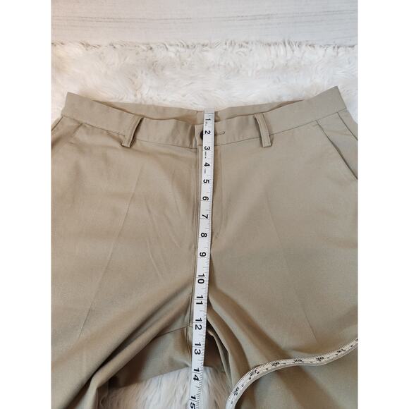 Adidas Clima Lite Mens Beige Solid Straight Leg Khaki Pants Size 32X30 - Picture 6 of 7